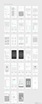 Kitchenware Pro: iOS Wireframe KitAPP UE|APP页面|