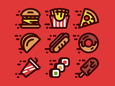 Fast Food Icons