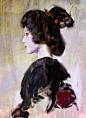 Geisha portrait series, Wangjie Li : .