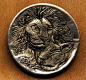 Lion and Cub - The hobo nickel is a sculptural art form involving the creative modification of small-denomination coins. The US nickel coin was favored because of its size, thickness and relative softness. The term hobo nickel is generic, as carvings have