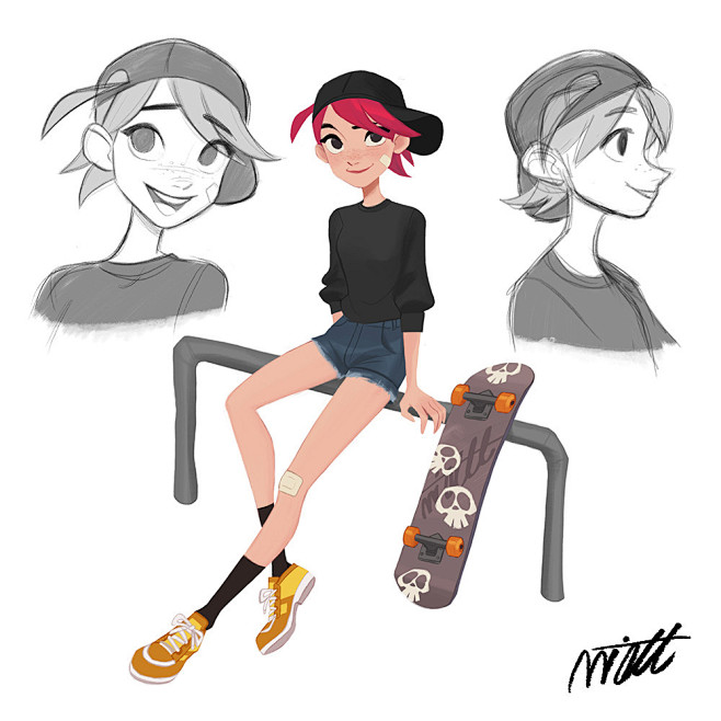 Skate Girl, miacat m...
