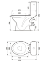 马桶具体尺寸图