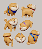 S Q U I S H Y   B O I S, Laura Peltomäki : Some shiba speedsculpts cleaned up. Oh boy I have ideas for like 20 more.