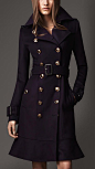 Another Burberry London Long Frill Detail Trench Coat that's a total hit!!!