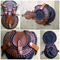 Tooled Brown Leather Pouch by ~passbyguy on deviantART