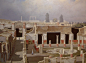 NEIL RODGER / POMPEII I / oil on canvas / 95 x 155 cm