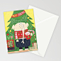 Christmas Elephant Stationery Cards