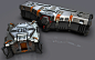 Sci-fi Ammo Crates, Abhas Dhulekar : Sci-fi Ammo Crates based on the concept art by Eliott Lilly.