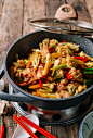 Chinese Dry Pot Cauliflower, by thewoksoflife.com