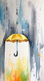 Glad Rain - Bethany Cannon  via http://bcartstudios.com/watercolor/