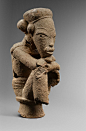 Africa | Figure from the Nok people of Nigeria | Terracotta | ca. 250 BC || November 2013 Catalogue, pg 25