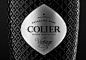 黑色诱惑女性美表现Colier酒包装设计欣赏 国外酒包装设计-平面设计