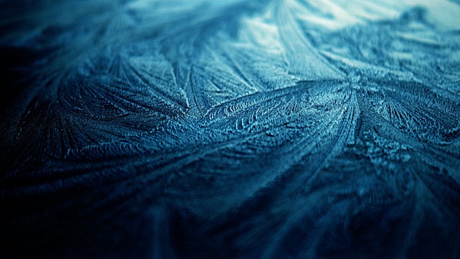 blue crystals frost ...