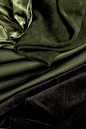 Green velvet, texture upholstery