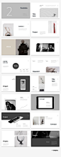 Simple P. Presentation Template #simple #presentation #ppt #template #portfolio #lookbook