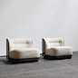 Set of 2 Trinom lounge chairs from the sixties by Peter Maly for COR Sitzcomfort