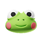 青蛙 3D多彩卡通动物形象图标 FrogFace_2k