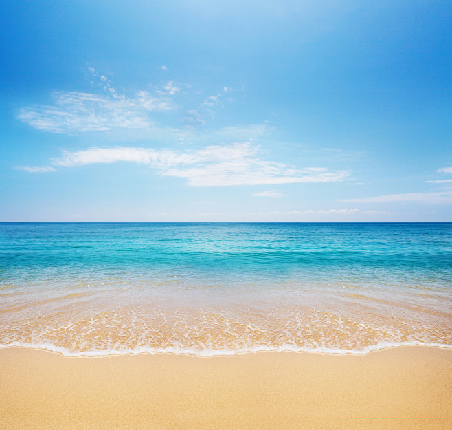 沙滩 海 蓝天