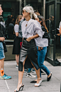 Collage Vintage Street Style from New York Fashion Week