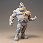 Zangief 3D, Emanuel Scratches : Here goes a stylized Zangief based on a sketch by the amazing Alan Stewart. Hope you enjoy this guy and stay tune for more 3d stuff coming soon!<br/>Check out Alan Stewart on Instagram and shot him a follow - <a cl