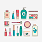 女性化妆工具矢量图高清素材 粉饼 免费下载 页面网页 平面电商 创意素材 png素材
