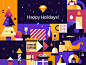 Happy Holidays! : View on Dribbble