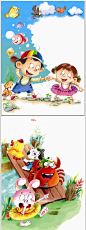 E35 儿童绘本插画图库集 插画集美术设计绘本手墙绘素材资料750张-淘宝网