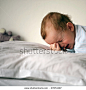 crying baby - stock photo