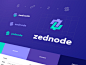 Zednode Logo brand guide identity brand guideline visual identity logo icons service zcoin masternode cryptocurrency