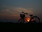 Bike & sunset 