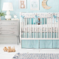 Blue Transportation On My Way Vroom Baby Bedding Set-Crib Bedding Set-New Arrivals-Jack and Jill Boutique