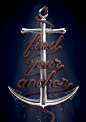 Find Your Anchor : A personal typographic exploration.