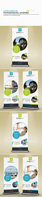 Clean & Creative Multipurpose Roll-Up Banner Template #design Download: http://graphicriver.net/item/clean-creative-multipurpose-rollup-banner/10095489?ref=ksioks