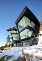 全球建筑最前沿：崖壁小屋 Cliff House Lake Tahoe, United States A project by: Mark Dziewulski Architect