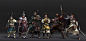 Total War Three Kingdoms-Character design_Yellow Turban leaders and Outlaws, Lulu Zhang : Character design for Total War Three Kingdoms --Yellow Turban leaders and Outlaws
Each illustration is also the concept design itelf.
Copyright belongs to SEGA &