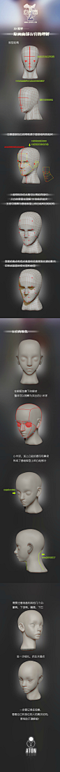 光翼学园CG插画教程-面部的五官理解
【ATON】
个人微博：http://weibo.com/atontun
光翼学园：http://weibo.com/gyxycn
