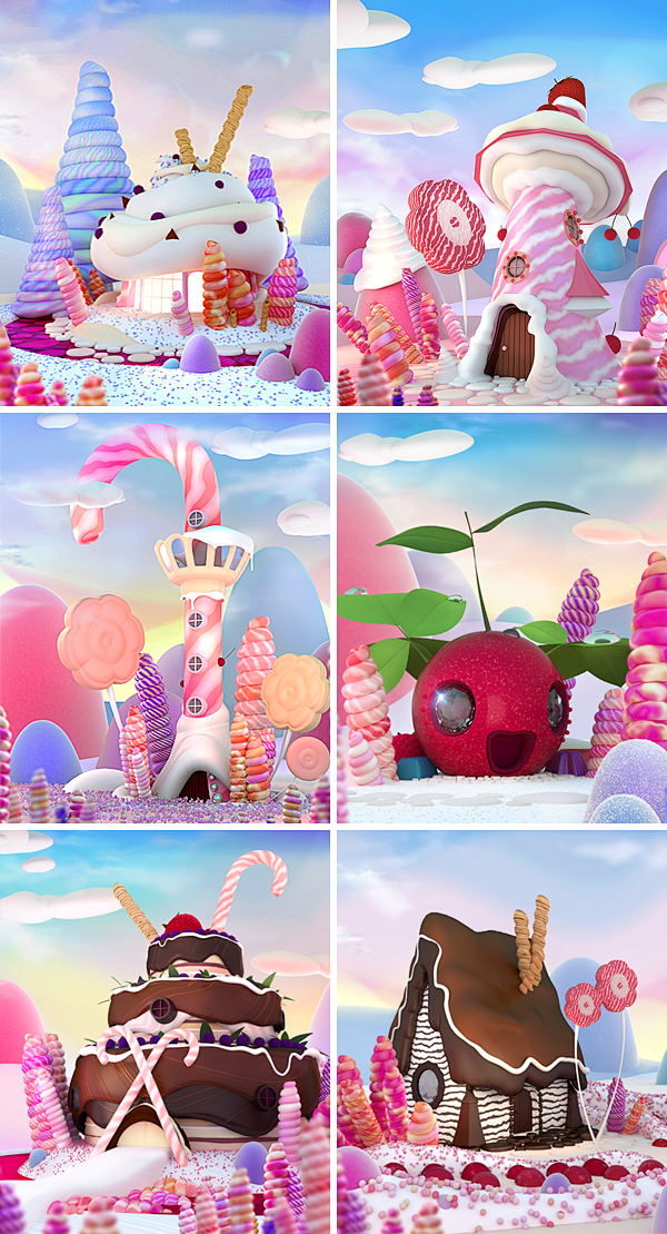 Candy houses : Candy...