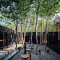 红木林中的黄色潜水艇咖啡馆-by-Secondfloor-architects