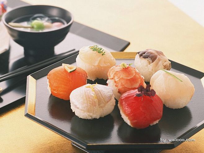 日本美食摄影 - 寿司茶点 - 日本寿司...