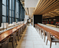 Brasserie in Four Seasons Hotel Kyoto - Kokaistudios : Brasserie restaurant & lounge in Four Seasons Kyoto, Japan. Designed by Shanghai-based architecture firm Kokaistudios. The site is located in the UNESCO protected area of the temples of Kyoto at t