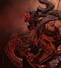 Warcraft - Grom Hellscream by Geoffrey-E