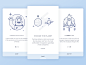 Onboarding inspiration for mobile apps — Muzli -Design Inspiration — Medium : via Muzli