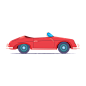 Classic Cars : a set of classic vehicle vector. 