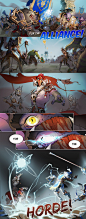 Battle for Lordaeron (Comic), Dashiana ❤️‍ : A comic to promote the "Battle for Azeroth" expansion for World of Warcraft. Commissioned by Blizzard Entertainment.