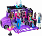 Amazon.com: Mattel - Monster High - FCV63 - Deluxe Bus and Mobile Salon Toy Playset - Pedicure Station Pool - Fashion Doll: Toys & Games