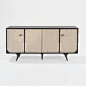 Ten Buffet 100 : 


Ten Buffet 100
The dinning room gains coherence when set next to the TEN Buffet. The wide storage space is a very functional part of the furniture with four doors, two of which have the characteristic hardware, several shelves and an i