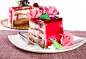 玫瑰奶油蛋糕图片极致美味奶油蛋糕