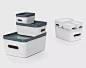 SMARTSTORE™COMPACT带盖的多用途模块化小型储物盒系列设计