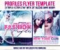 Profiles Flyer Template - Clubs & Parties Events