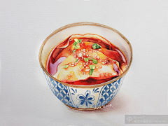 Bundchen采集到水彩美食插画